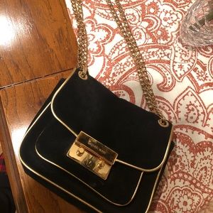 Michael Kors gold chained purse